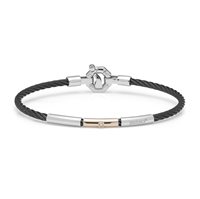 Bracciale Baraka Uomo in Acciaio Diamante BR312311RODB200004 - BR312311RODB200004